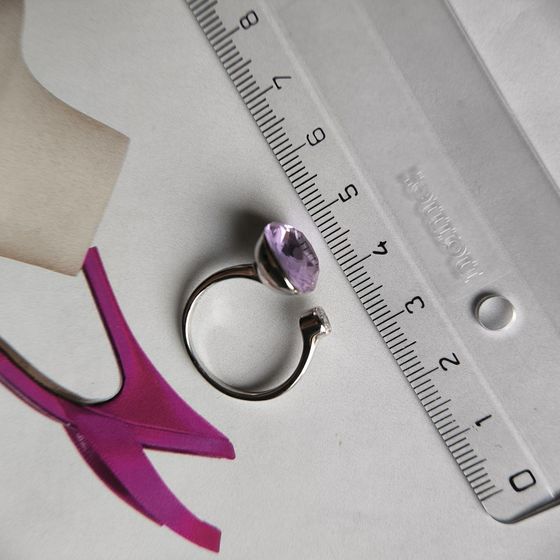 Silver Ring with Fianites