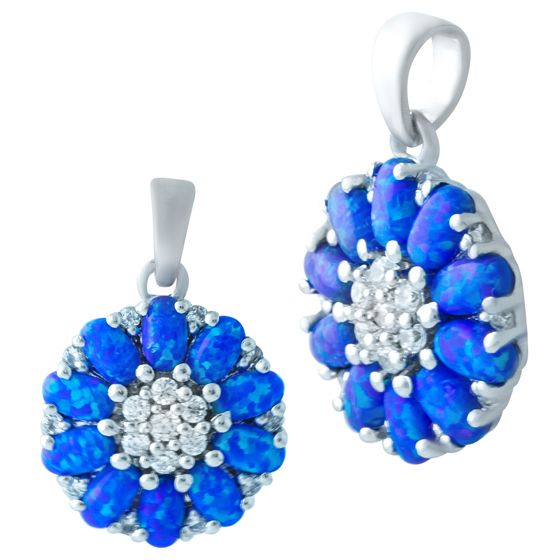 Silver pendant with opal 1.533ct