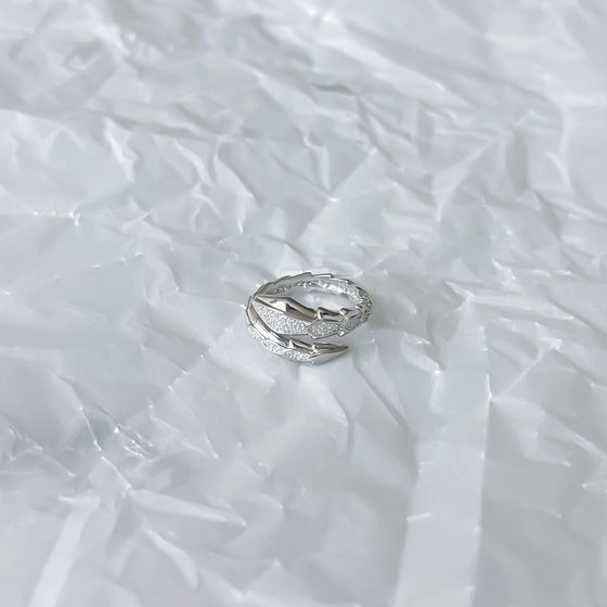 Silver Ring with Fianites