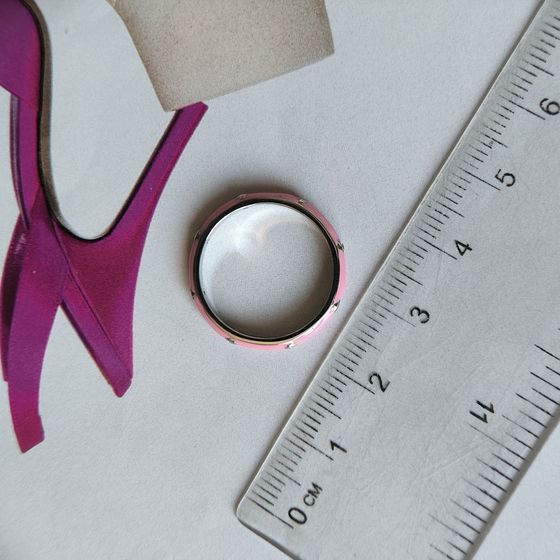 Silver ring with yemallu, fianites