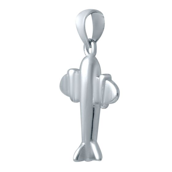 Silver pendant without stones
