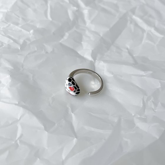 Silver ring with semalloy