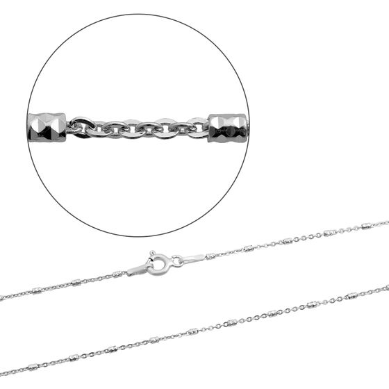 Silver chain without stones