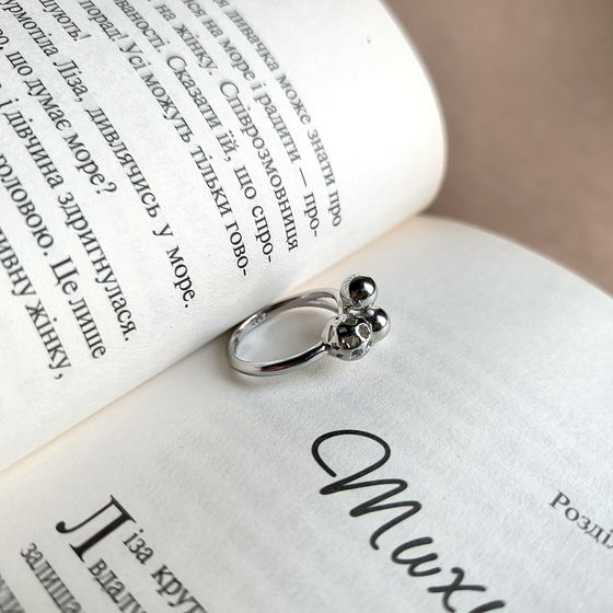 Silver ring without stones