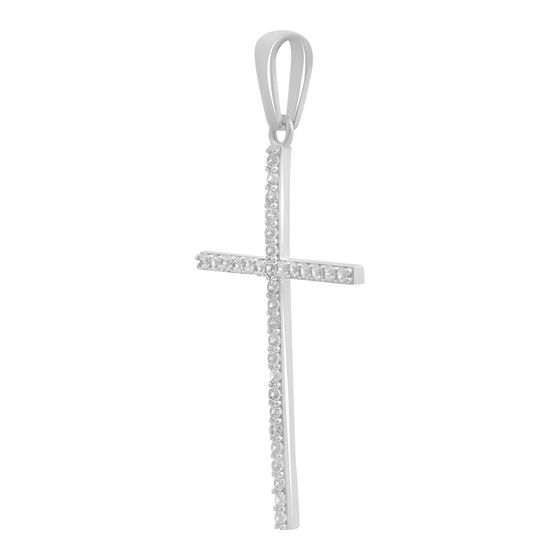 Золота підвіска з фіанітами 0.33ct