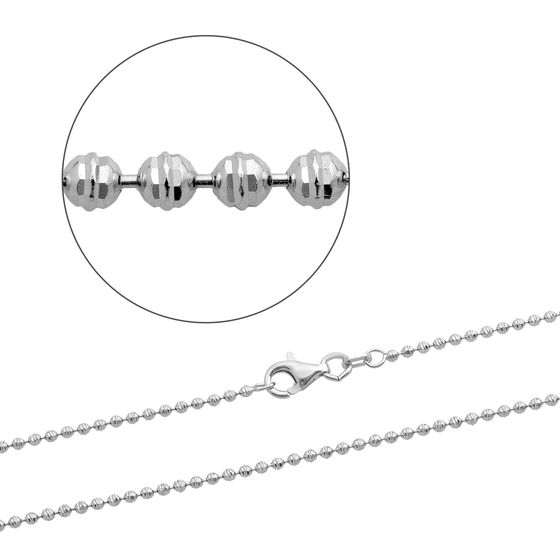 Silver chain without stones