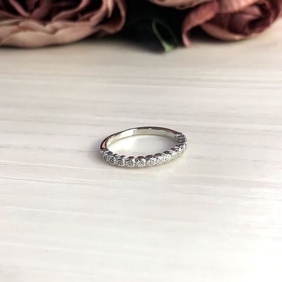 Silver Ring with Fianites